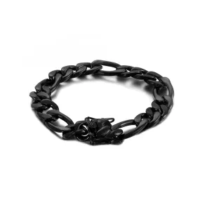 Stainless Steel 18K Gold Electroplated Bracelet Set for Men: NK Mother-Child Fashion Jewelry