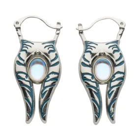 Star Wars Ahsoka Opal 3D Hoops Earrings