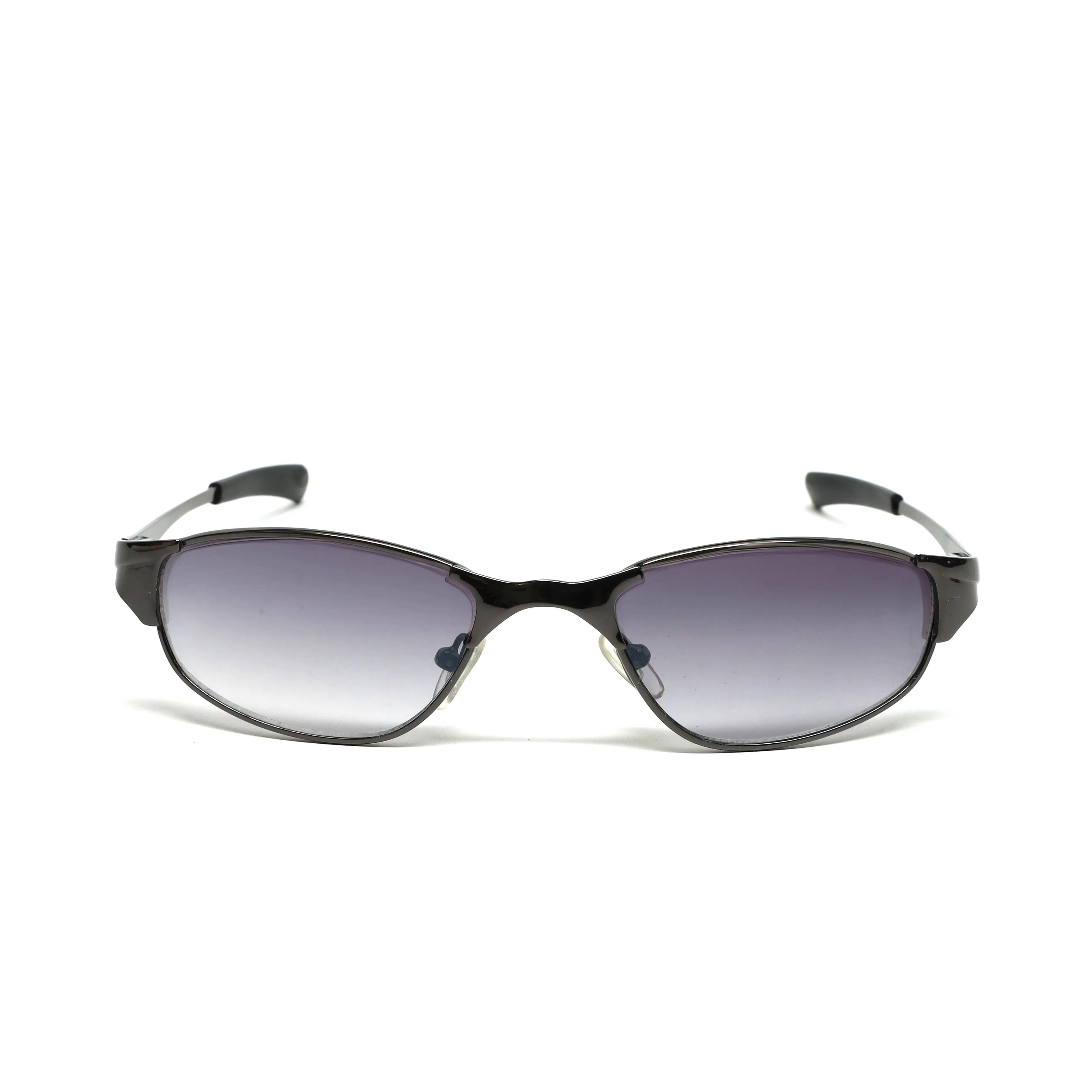 //Style 948// Vintage Small Size 90s Matrix Style Sunglasses - Grey