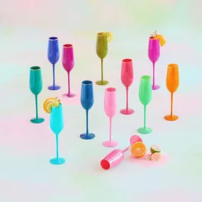 Sugar Plum Champagne Flutes