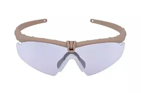 Tactical Glasses - tan/transparent