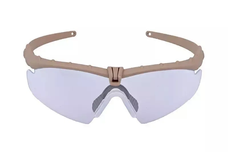 Tactical Glasses - tan/transparent
