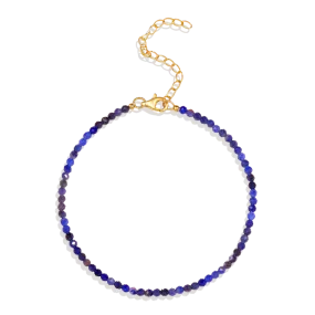 Tiny Stackable Mini Lapis Lazuli Beaded Bracelet