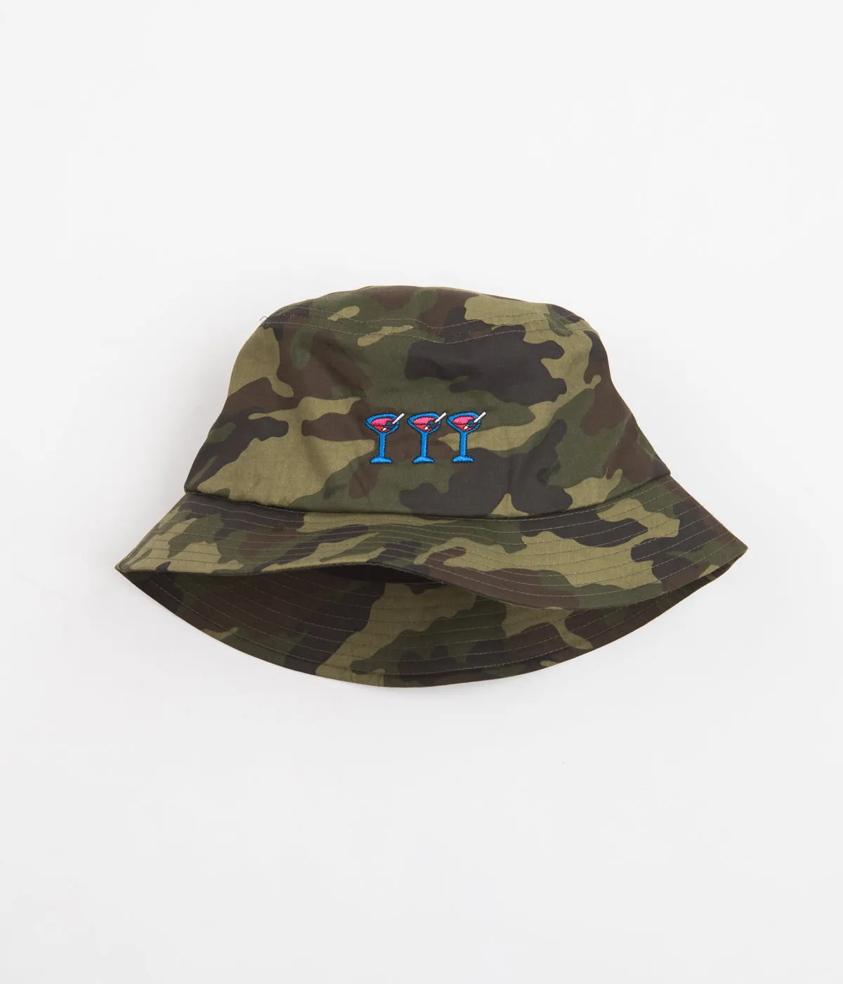 Tired Dirty Martini Washed Bucket Hat - Camo