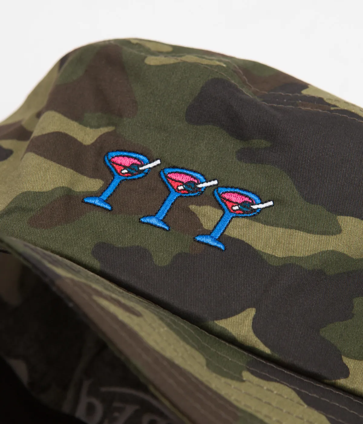 Tired Dirty Martini Washed Bucket Hat - Camo