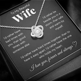 To My Smoking Hot Wife Necklace, Necklace For Wife From Husband, Wife Birthday Gift, valentine day gift for soulmate