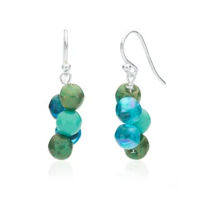 Turquoise Bubble Drop Earrings