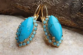 Turquoise earrings
