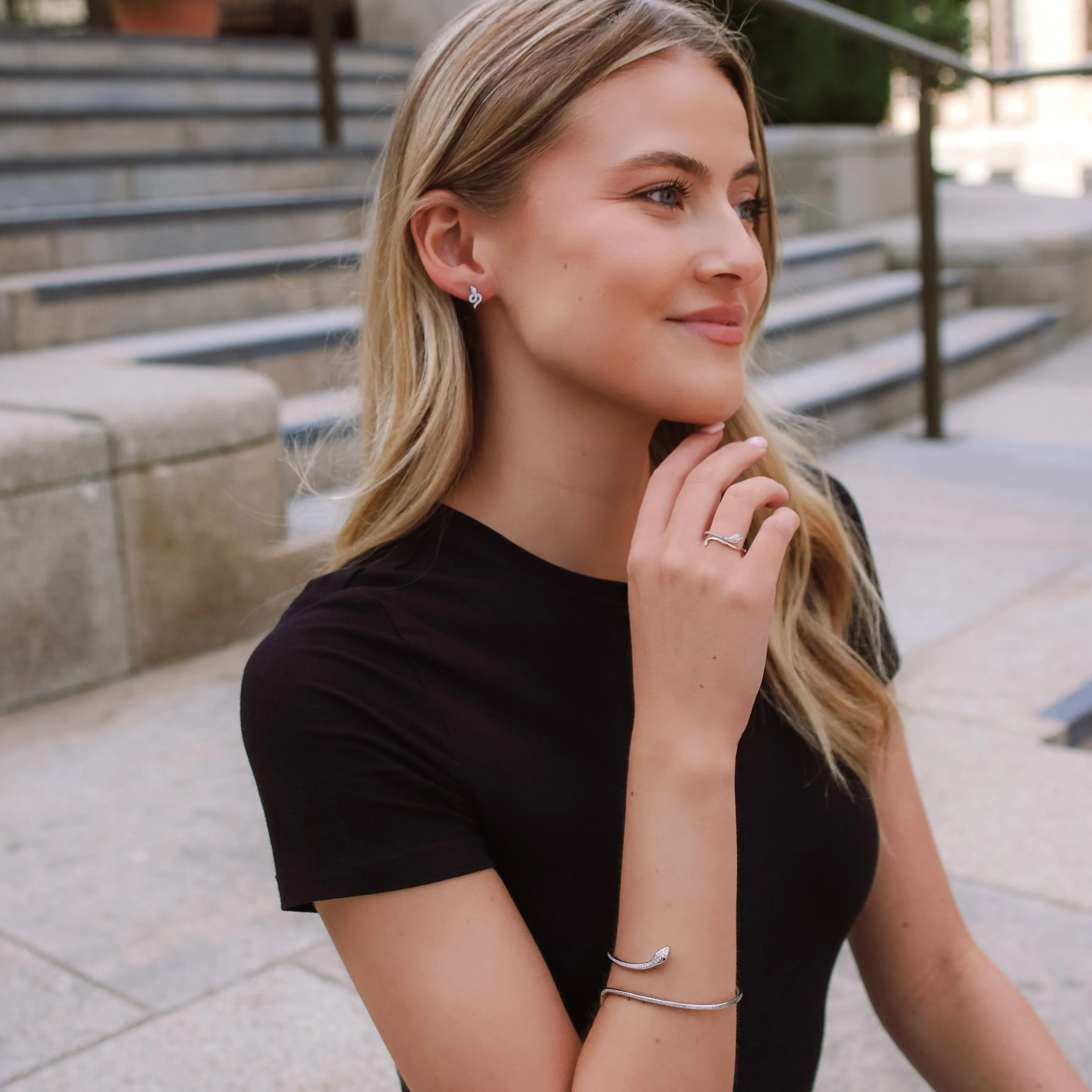 Uma Snake Studs | 925 Sterling Silver