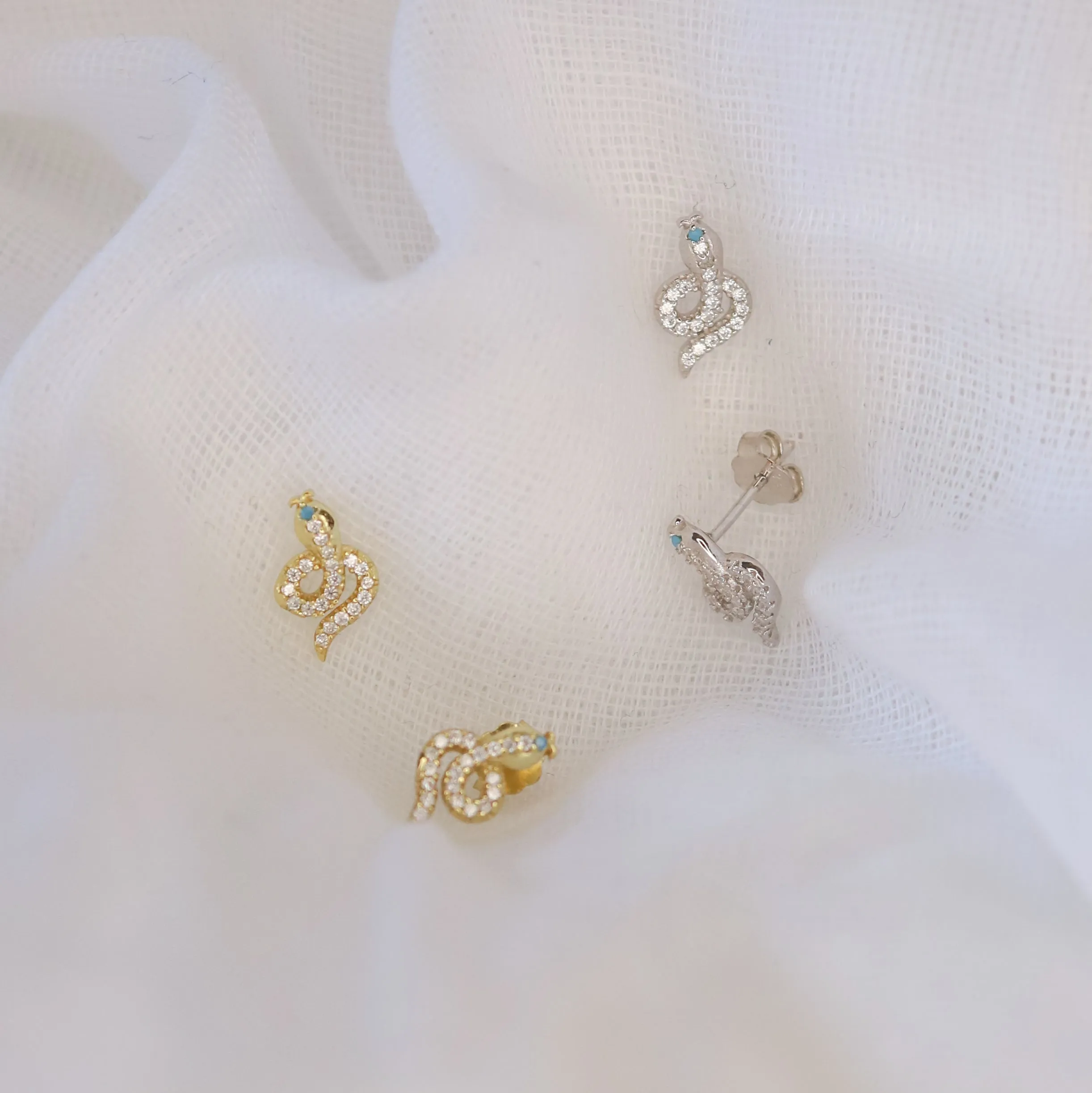 Uma Snake Studs | 925 Sterling Silver