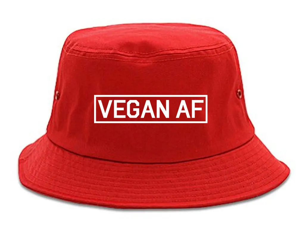 Vegan AF Vegetarian Mens Bucket Hat