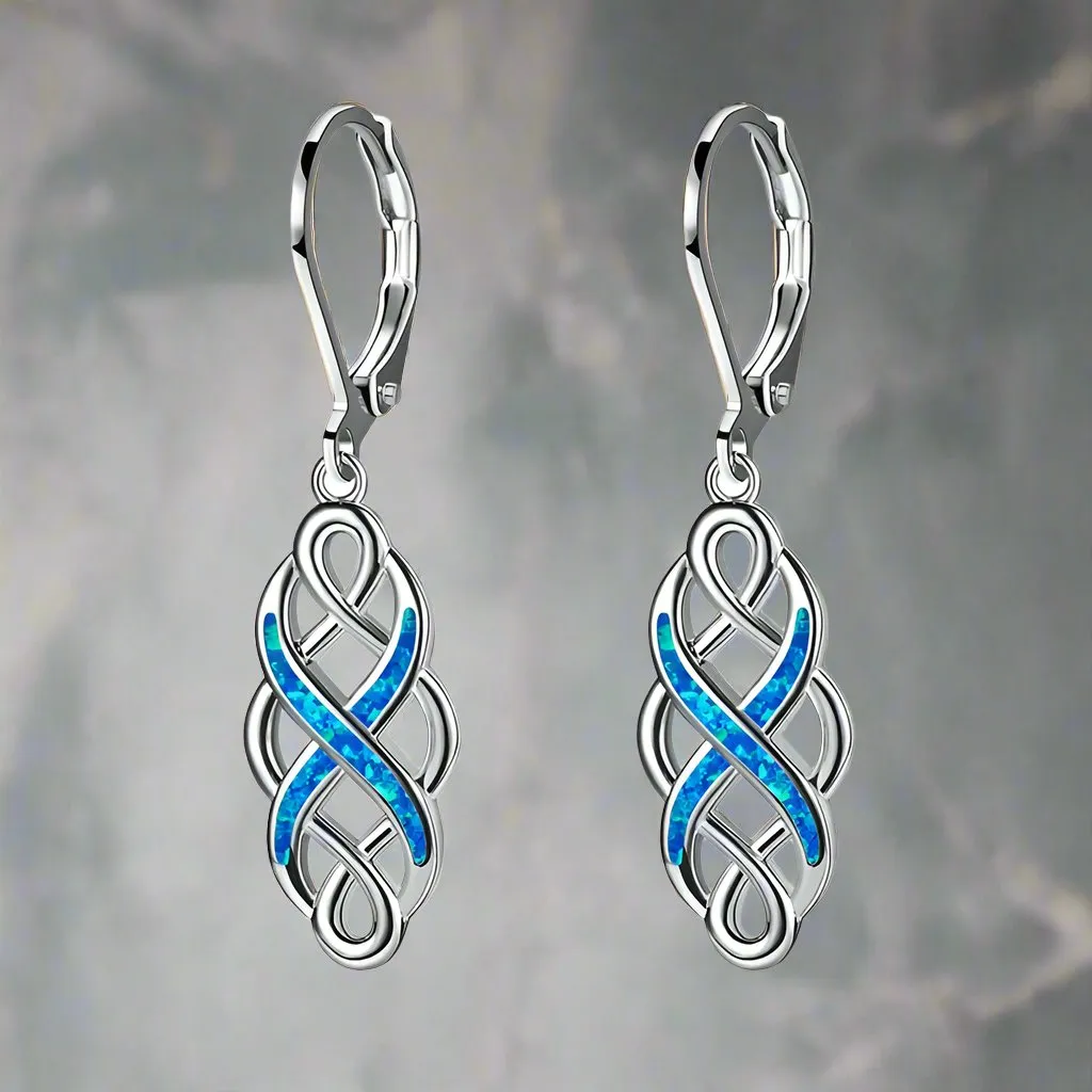 Vintage Opal Hoops